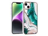 Apple iPhone 14 Plus TPU Backcover - Marble Green