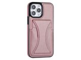 Apple iPhone 13 Pro Max Back cover case - Card holder - Multifunctional Handstrap - Pink