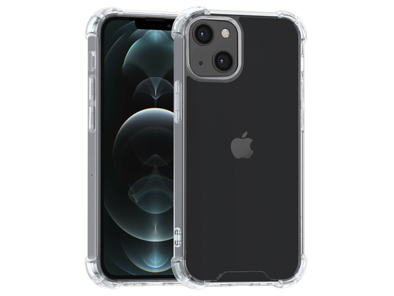 iPhone 13 Mini TPU Back Cover - Transparent - Antishock