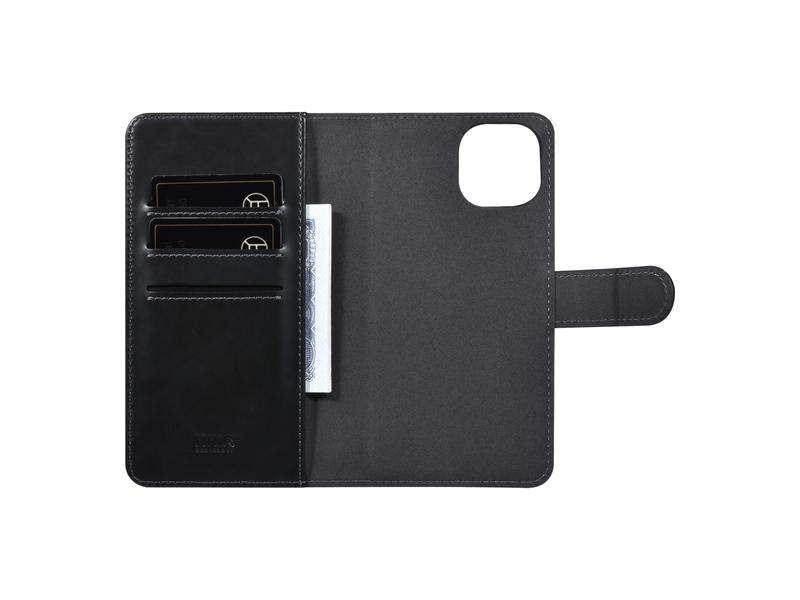   Apple iPhone 13 2 in 1 Book type and back cover card holder - Black