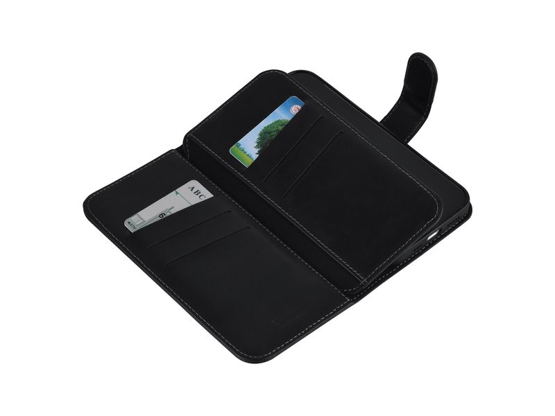 Apple Book type case iPhone 13 - Card holder - Magnetic closure - Black