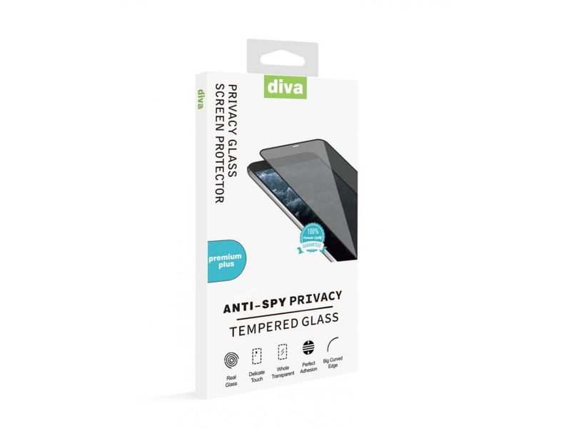 Diva Premium Plus Privacy Glass Protector For iPhone 12 Mini