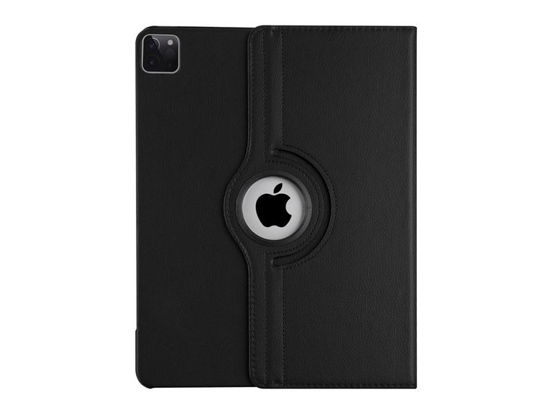 Apple iPad Pro 12.9 (2021) Book Case Tablet - Black - 360 Degree Rotatable