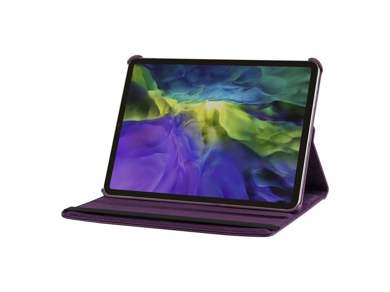 Apple iPad Pro 11 (2021) Book Case Tablet - Purple - 360 Degree Rotatable